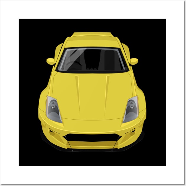 Fairlady 350Z Z33 Body Kit - Yellow Wall Art by jdmart